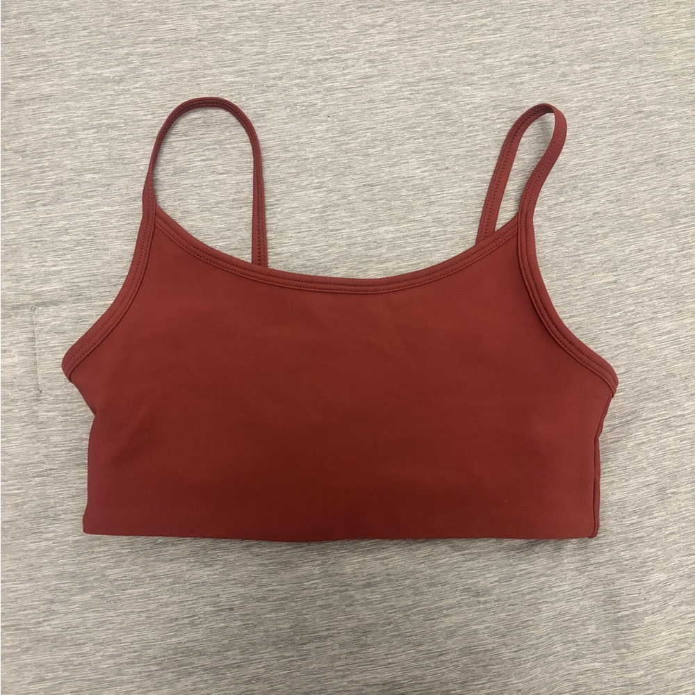 Rust Red Sports Bra